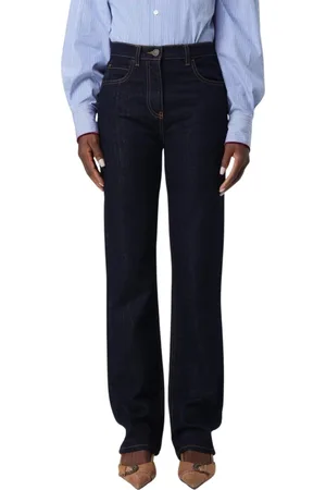 Etro Jeans, Dames, Blauw, W27, Denim, Stijlvolle Straight Leg Jeans Vrouwen Denim