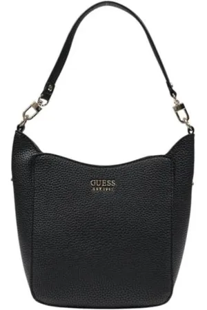 Guess Tassen, Dames, Zwart, ONE Size, Leer, Zwarte Schoudertas - PU Leer