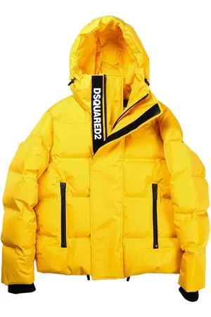 Dsquared2 Jassen, Heren, Geel, M, Nylon, Gele Nylon Herenjas