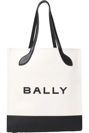 Bally Tassen, Dames, , ONE Size, Canvas Leren Tote Tas