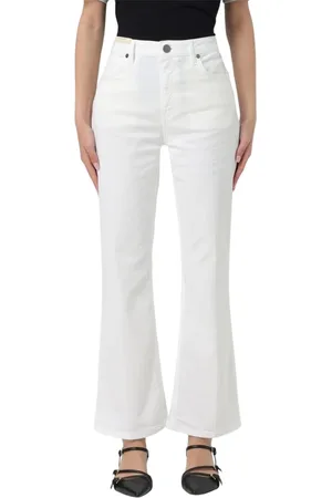 PT Torino Jeans, Dames, Wit, W29, Katoen, Blauwe Flare Jeans voor Vrouwen
