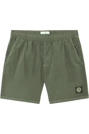 Stone Island Badkleding, Heren, Groen, M, Nylon, Groene Iridescent Zwembroek