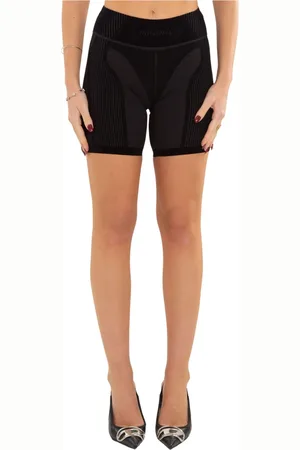 MISBHV Korte broeken, Dames, Zwart, S, Zwarte Mesh Sport Shorts