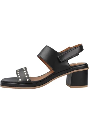 Alpe Schoenen, Dames, Zwart, 38 EU, Elegante High Heel Sandalen