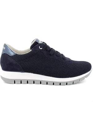 IGI&CO Schoenen, Dames, Blauw, 36 EU, Comfortabele lichtgewicht blauwe sneakers