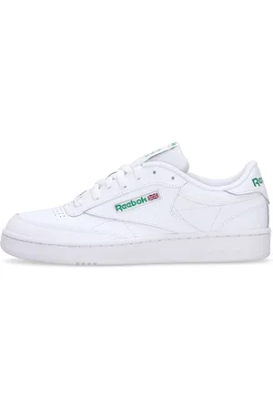 Reebok Schoenen, Heren, Wit, 40 EU, Lage Herenschoen Club C 85 Wit/groen
