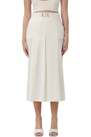 Twin-Set Rokken, Dames, Wit, M, Geplooide Rok
