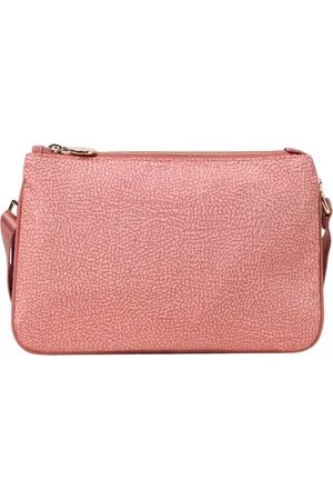 Borbonese Tassen, Dames, Roze, ONE Size, Stijlvolle Roze Schoudertas