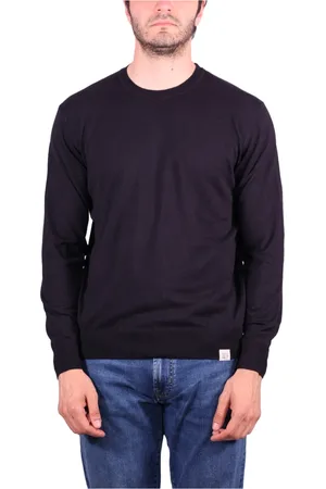 Peuterey Truien, Heren, Blauw, L, Katoen, Blauwe Crew Neck Katoenen Trui