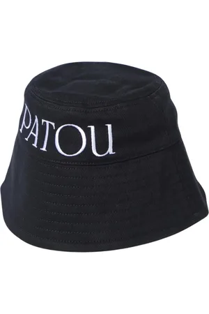 Patou Accessoires, Dames, Zwart, S, Katoen, Geborduurde Logo Emmerhoed