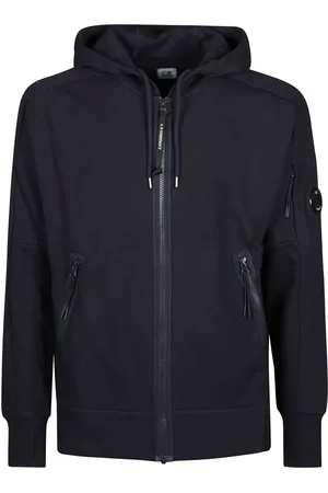 C.P. Company Sweatshirts & Hoodies, Heren, Blauw, M, Katoen, Hoodies met open capuchon