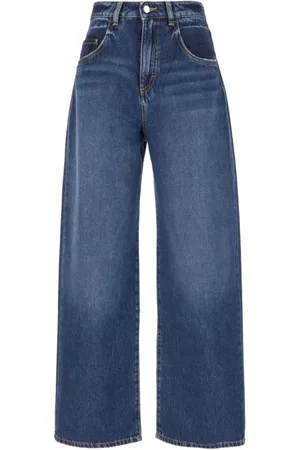 Icon Denim Jeans, Dames, Blauw, W25, Denim, Blauwe Denim Jeans met Klassieke Stijl