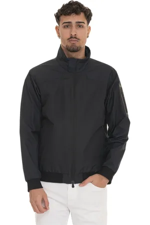 HUGO BOSS Jassen, Heren, Blauw, 2Xl, Polyester, Bomberjack met armla