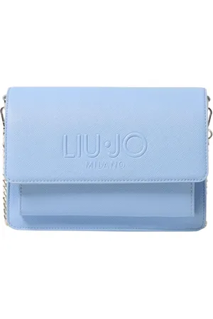 Liu Jo Tassen, Dames, Blauw, ONE Size, Leer, Elegante Crossbody Tas Zwart