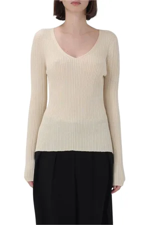THEORY Truien, Dames, , M, Gebreide V-hals Trui