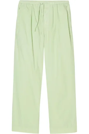 Closed Broeken, Dames, Groen, S, Katoen, Romilla Groene Katoenen Zomerbroek