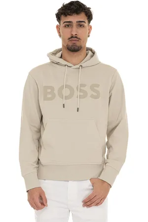 HUGO BOSS Sweatshirts & Hoodies, Heren, , 2Xl, Katoen, Maxi Logo Hoodie 100% Katoen