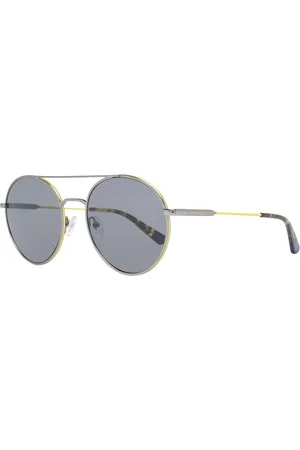 GANT Accessoires, Heren, Grijs, ONE Size, Gunmetal Ronde Zonnebril