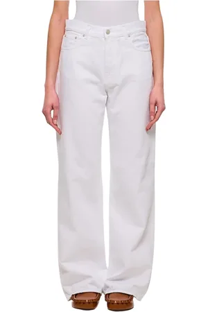 haikure Jeans, Dames, Wit, W25, Witte Straight Leg Jeans voor Vrouwen