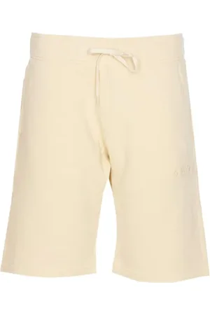 Autry Korte broeken, Heren, , L, Katoen, Jersey Cream Shorts met elastische taille