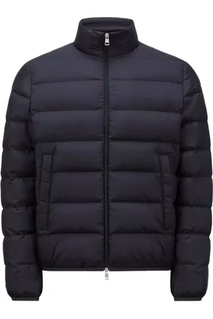 Moncler Jassen, Heren, Blauw, 3Xl, Korte Navy Donsjas