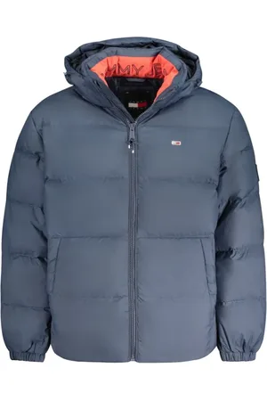 Tommy Hilfiger Jassen, Heren, Blauw, 2Xl, Polyester, Blauwe Polyester Herenjas