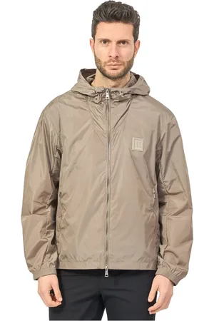 Armani Exchange Jassen, Heren, Grijs, S, Dove Grey Stijlvolle Jassen
