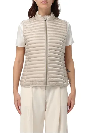 save the duck Jassen, Dames, , 4Xl, Gewatteerde Puffer Hoge Kraag Vest