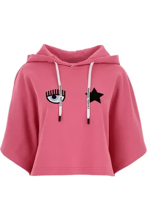 Chiara Ferragni Sweatshirts & Hoodies, Dames, Roze, L, Katoen, Oversized Hoodie