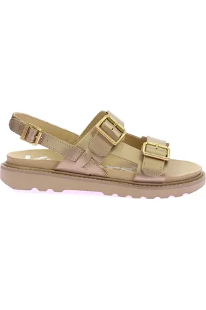 Kickers Schoenen, Dames, Oranje, 37 EU, Leer, Zomer Sandalen Neo Summer
