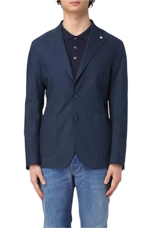Manuel Ritz Jassen, Heren, Blauw, S, Elegant Beige Blazer