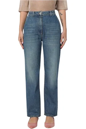 MVP Wardrobe Jeans, Dames, Blauw, XS, Denim, Jeans met Distressed Details voor Vrouwen