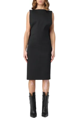 COPERNI Kleedjes, Dames, Zwart, M, Elegante Mouwloze Sheath Jurk