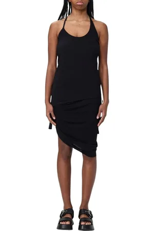Helmut Lang Kleedjes, Dames, Zwart, M, Elegante Zwarte Top Vrouw