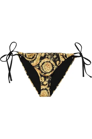 VERSACE Badkleding, Dames, Veelkleurig, XL, Barok Print Bikini Broekjes