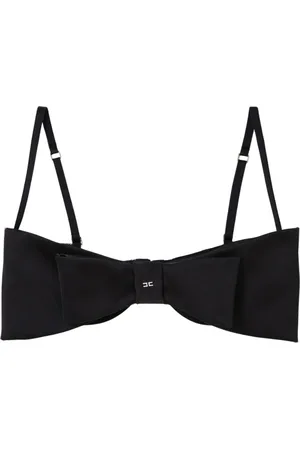 Elisabetta Franchi Tops, Dames, Zwart, L, Stijlvol Kant Lingerie Set
