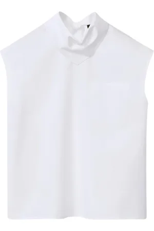 Fabiana Filippi Tops, Dames, Wit, M, Witte korte mouwen blouse Elegante stijl