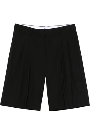 A PAPER KID Korte broeken, Heren, Zwart, L, Wol, Coole Wollen Shorts in Zwart