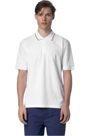 K-Way Tops, Heren, Wit, 2Xl, Heren Polo Simor Piqué