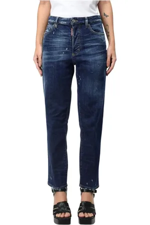 Dsquared2 Jeans, Dames, Blauw, XS, Katoen, Klassieke Blauwe Jeans