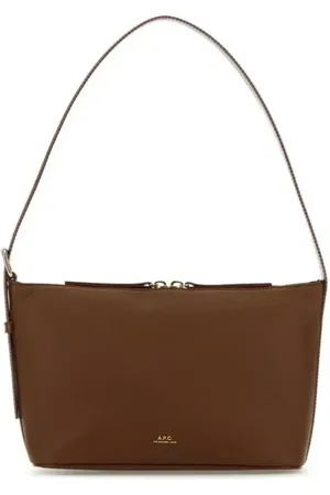 A.P.C. Tassen, Dames, Bruin, ONE Size, Bruine tassen voor stijlvolle outfits