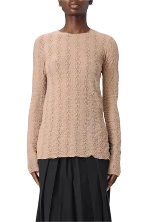 UMA WANG Tops, Dames, Roze, M, Roze Gedrapeerd Mouwloos Elegant Top