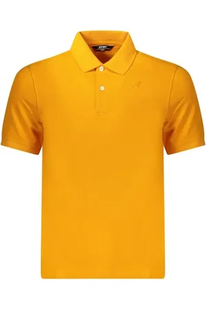 K-Way Tops, Heren, Oranje, XL, Katoen, Oranje Katoenen Poloshirt