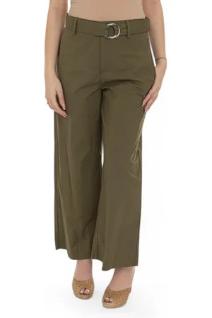 Liu Jo Broeken, Dames, Groen, W33, Stijlvolle Broek voor Vrouwen