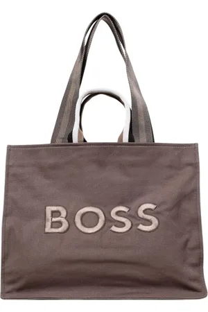 HUGO BOSS Tassen, Dames, Bruin, ONE Size, Elegante Modder Schoudertas