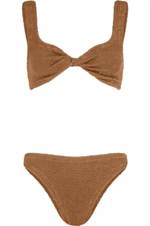 Hunza G Badkleding, Dames, Bruin, ONE Size, Bruine zomerkleding voor aan zee