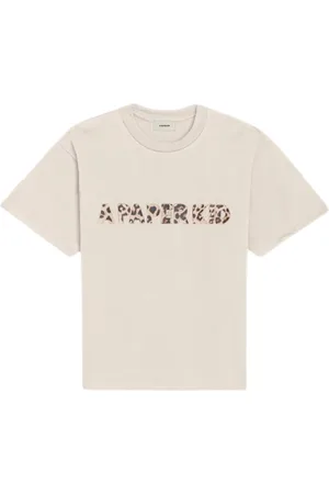 A PAPER KID Tops, Heren, , L, Katoen, Dierenprint Korte Mouw Katoenen T-shirt