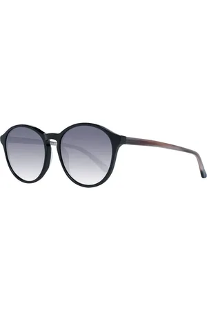 GANT Accessoires, Dames, Zwart, ONE Size, Zwarte Dames Zonnebril Rond Verloop