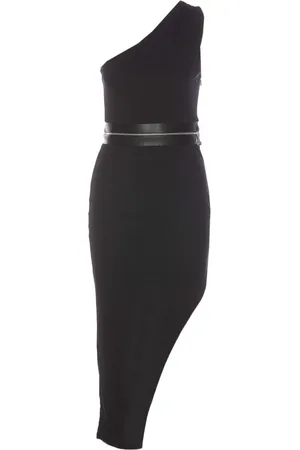 Patrizia Pepe Kleedjes, Dames, Zwart, L, Polyester, Partyjurk