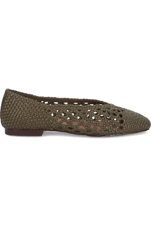 Bibi Lou Schoenen, Dames, Groen, 38 EU, Leer, Groene ballerina
